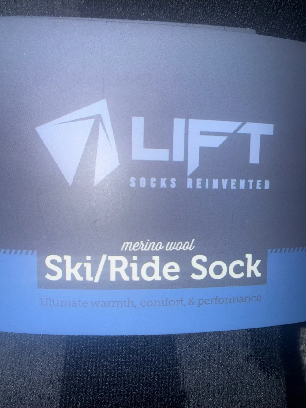 Lift Merino Wool Ski Socks Size Teen Small 3.5-5.5 NIP